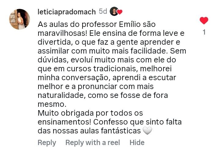 Depoimento da Leticia Machado